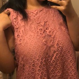 LOFT PRETTY IN PINK 💎LACE TOP💎